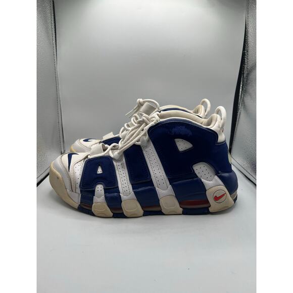 Nike Air More Uptempo “Knicks” size 9 men’s used - Picture 1 of 6